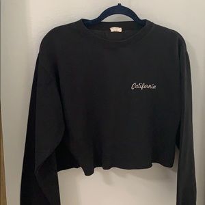 Black Cropped sweater